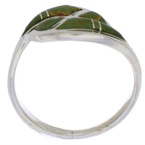 Turquoise Genuine Sterling Silver Ring Size 7-1/4 WX41056